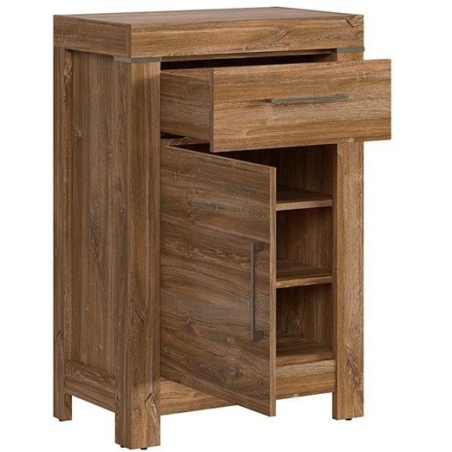 Gent chest of drawers KOM1D1S Black Red White