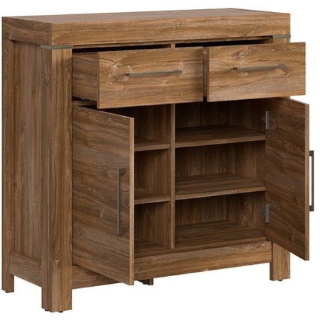 Gent chest of drawers KOM2D2S Black Red White