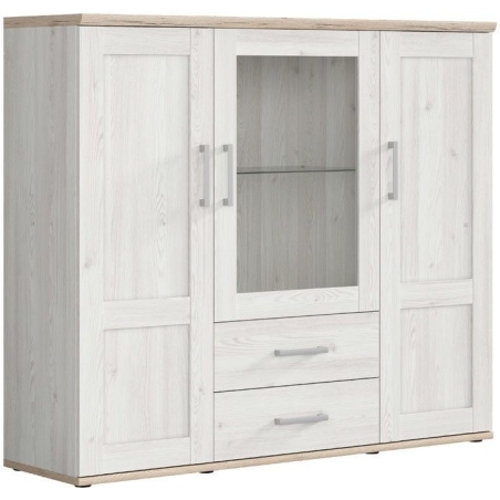 Romance cabinet REG2D1W2S Black Red White