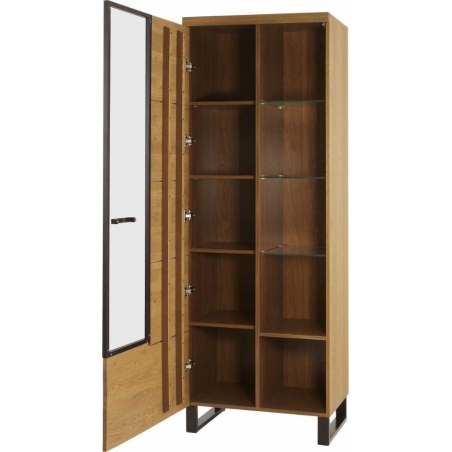 Type 10 Pratto rustic oak display cabinet Szynaka Meble