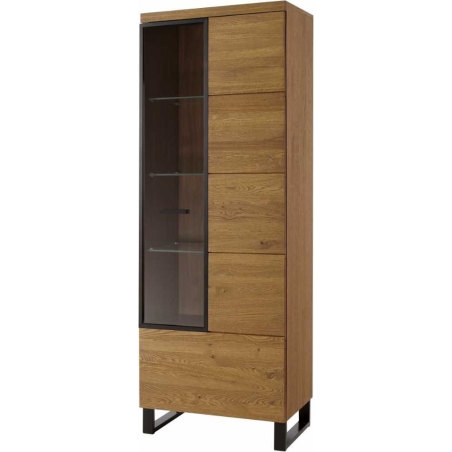 Type 11 Pratto rustic oak display cabinet Szynaka Meble