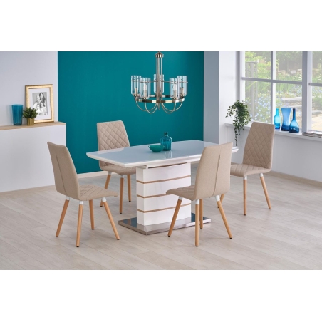 Toronto folding table 140-180 white Halmar