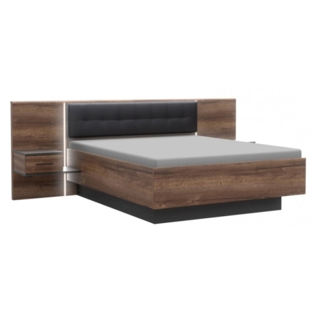 Bellevue Bed 160 + Bedside tables BLQL161B Forte