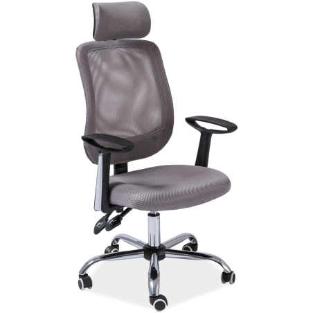 Swivel armchair Q-118 grey Signal