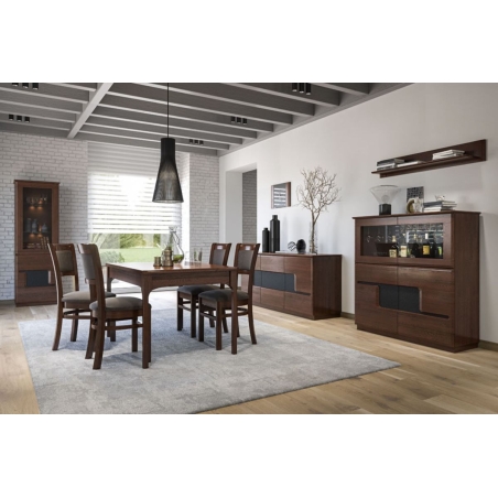 2D cabinet with bar with lighting Baggio Mebin