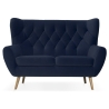 Sofa 2 Voss Gala Collezione granatowa