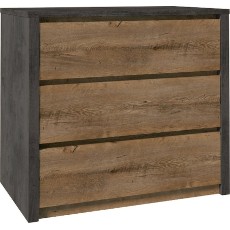 K3S Montana smooth grey chest of drawers Gala Meble