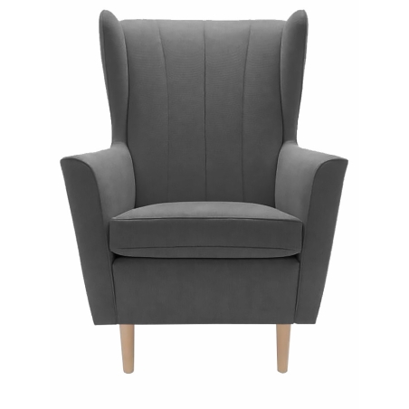 Gala Collezione kolory nóżek - Buk natura, kolor - odcienie szarego, Gala Tkaniny Gr.A1 - Matt Velvet 85