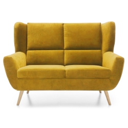 Kolor tapicerki: shades of yellow Colour of the feet: Beech nature Fabrics Group C+: Nordic 129 