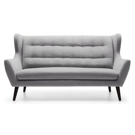 IMS Drewno nóżki - Czarny, IMS Tkaniny Gr1 - Austin KR10713, kolor - odcienie szarego