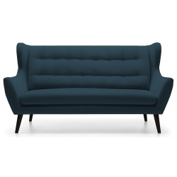 Wooden legs: Black Kolor tapicerki: navy blue Gr2 fabrics: Monolith KR10678 