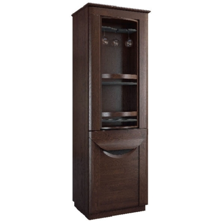 Bari single cabinet left with lighting Mebin