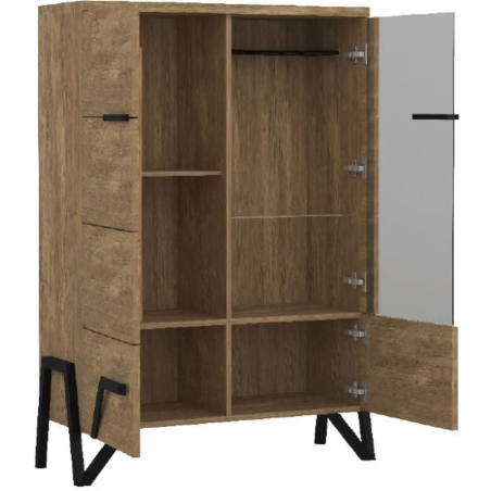 Pik cabinet with bar with lighting right Mebin