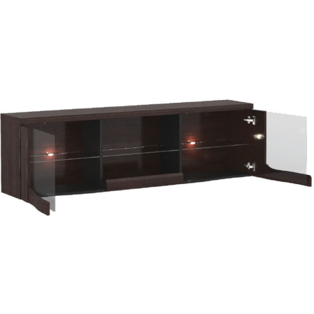 Riva Hanging display cabinet large 2DS with lighting Mebin