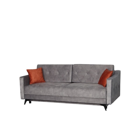 Elpis sofa Salvador 14/Salvador 07 Black Red White (upholstered furniture)