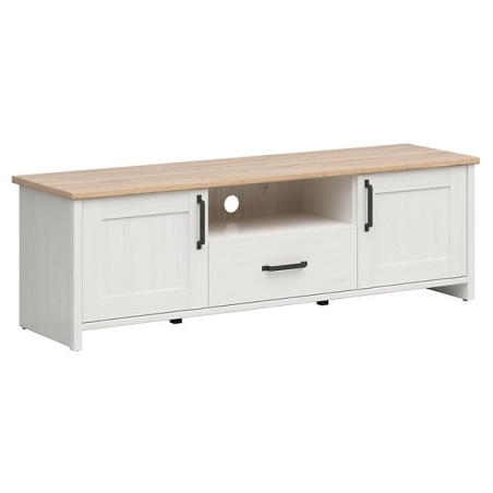 Loksa RTV cabinet RTV2D1S Black Red White