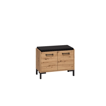 Shoe cabinet with lift seat 04 Nevio ML Furniture
