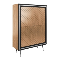 Wood colouring: D-00 Natural Oak Frame selection: Silver Frame 