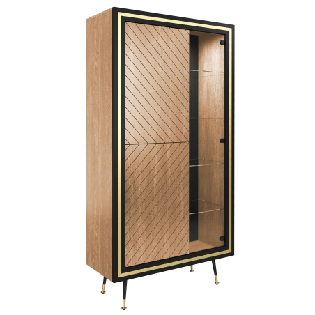 Lissy Elegance Drewno - D-00 Natural Oak, Lissy Elegance Ramka - Gold Frame