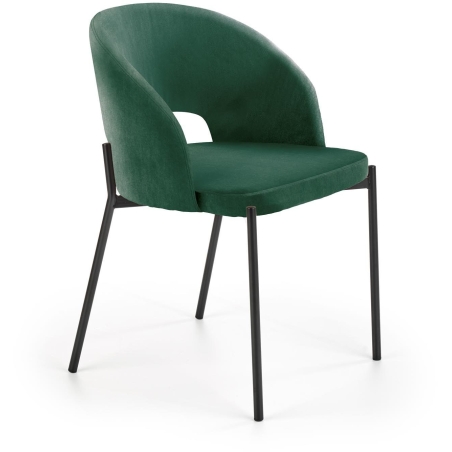 K455 chair dark green Halmar
