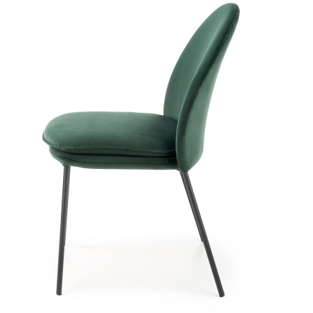 K443 chair dark green Halmar