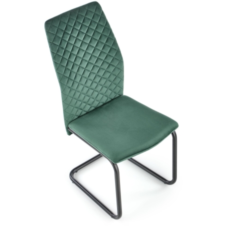 K444 dark green chair Halmar