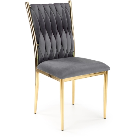 K436 chair ash/gold Halmar