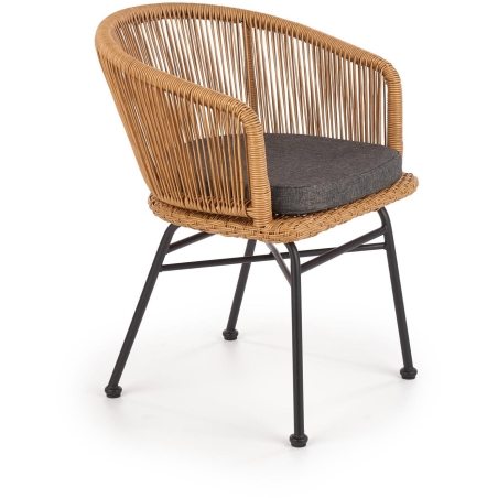 K400 chair black / natural / ash Halmar