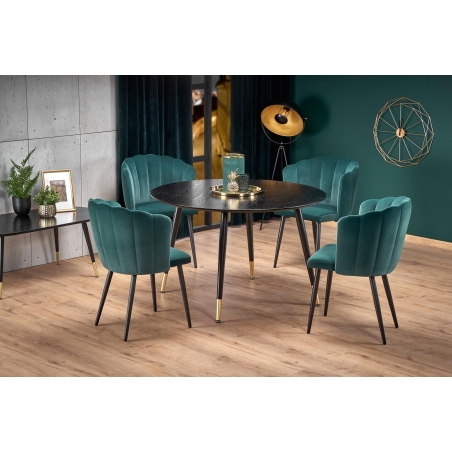 K386 dark green chair Halmar