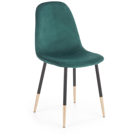 K379 dark green chair Halmar