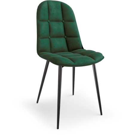 K417 dark green velvet chair Halmar