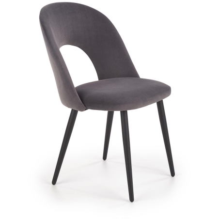 K384 chair ash / black Halmar