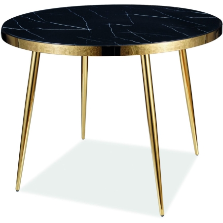 Calvin black marble effect/gold Fi 100 table Signal