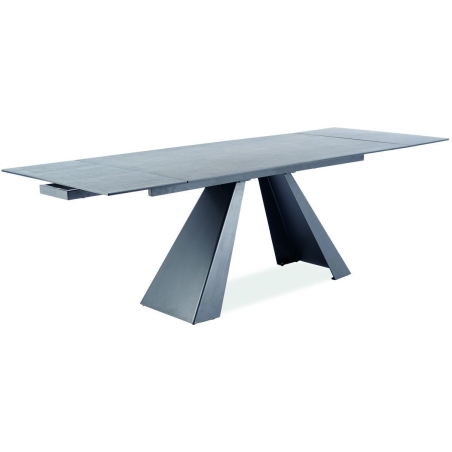 Salvadore black matt table 160-240x90 Signal