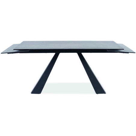 Salvadore black matt table 160-240x90 Signal