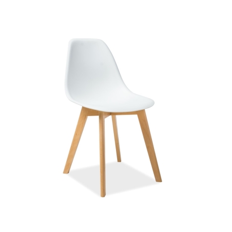 Moris beech white Signal chair
