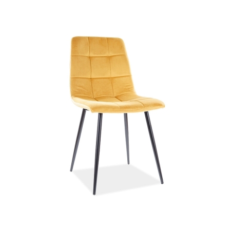 Mila Velvet curry Bluvel 68 chair Signal