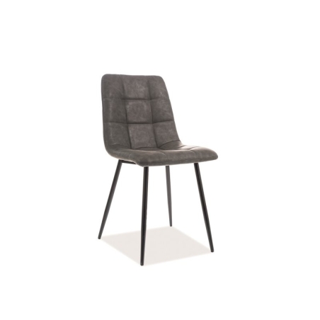 Look chair grey eco leather Signal