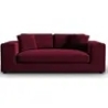Three-seater sofas red