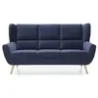 Three-seater sofas navy blue