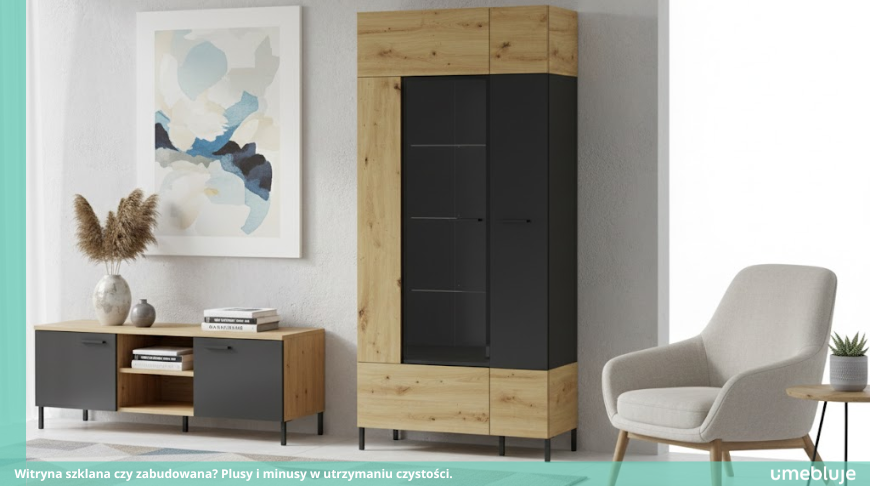 Witryna szklana czy zabudowana? Plusy i minusy w utrzymaniu czystości.