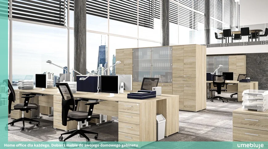 Home office dla każdego. Dobierz meble do swojego domowego gabinetu
